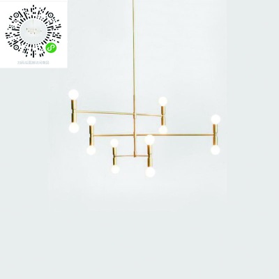 北歐后現(xiàn)代幾何線條吊燈創(chuàng)意個性復(fù)古LOFT客廳餐廳設(shè)計師藝術(shù)吊燈