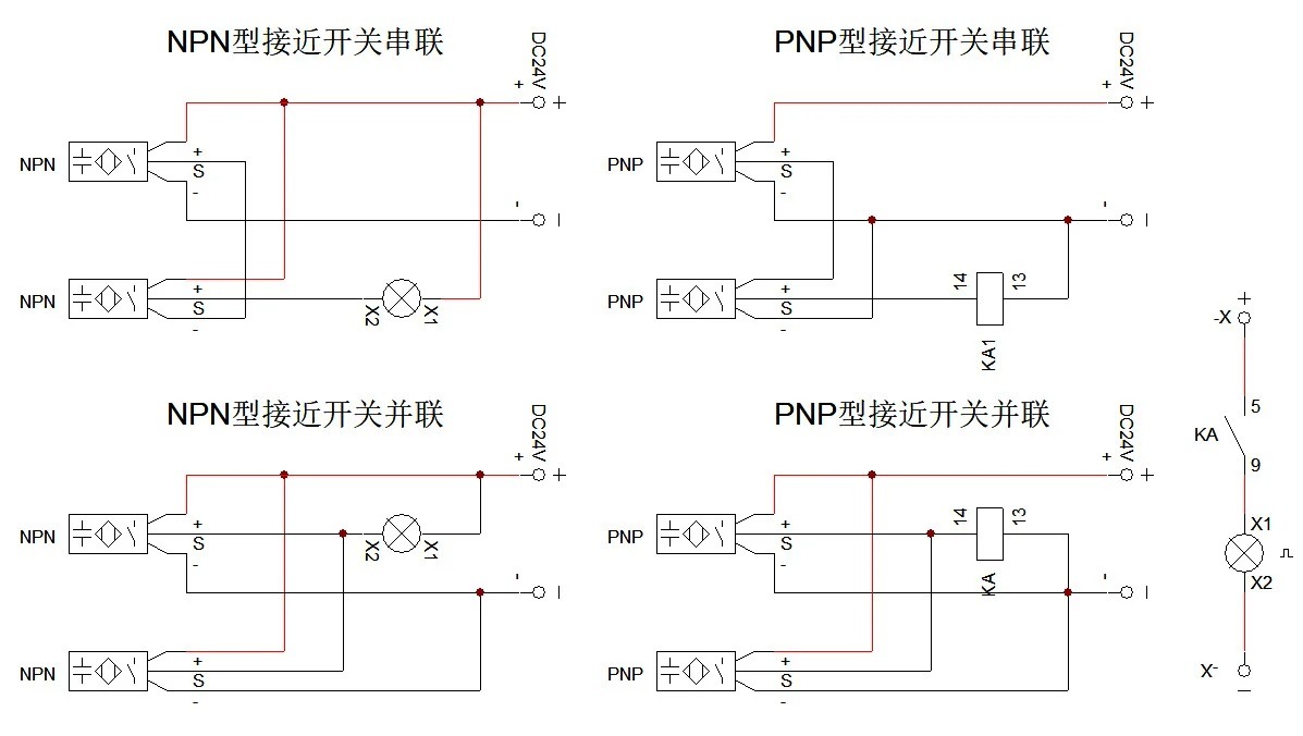 npn接近開關(guān)接線圖解